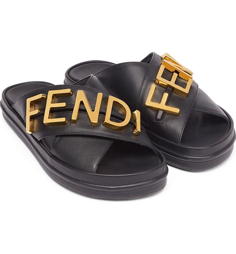 fendi slides studded|fendi slides for women.